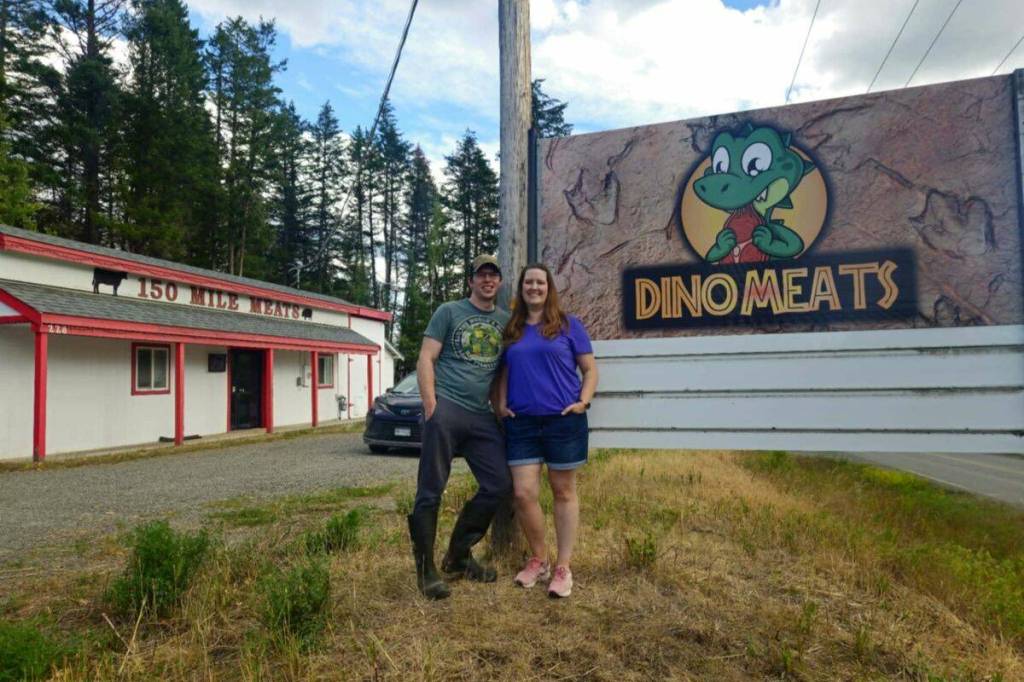 Matt and Jenn Rempel’s butcher shop Dino Meats, a legacy of their son Tristan Rex or T-Rex, was broken into in its first week open for retail. (Dino Meats photo)
