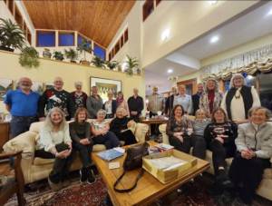 Interlakes&rsquo; duplicate bridge players enjoyed a delightful Christmas 2025 party at the beautiful home of longtime player Pam Canty. (Diana Forster photo)